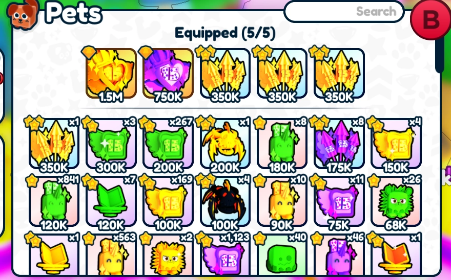 rebirth champions ultimate pets